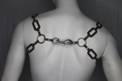 BULLDOG CHAIN HARNESS LEATHER