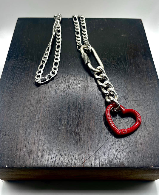 Red Carabiner Heart