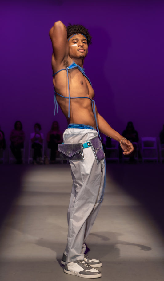 THE DENZEL CAMO HARNESS TOP