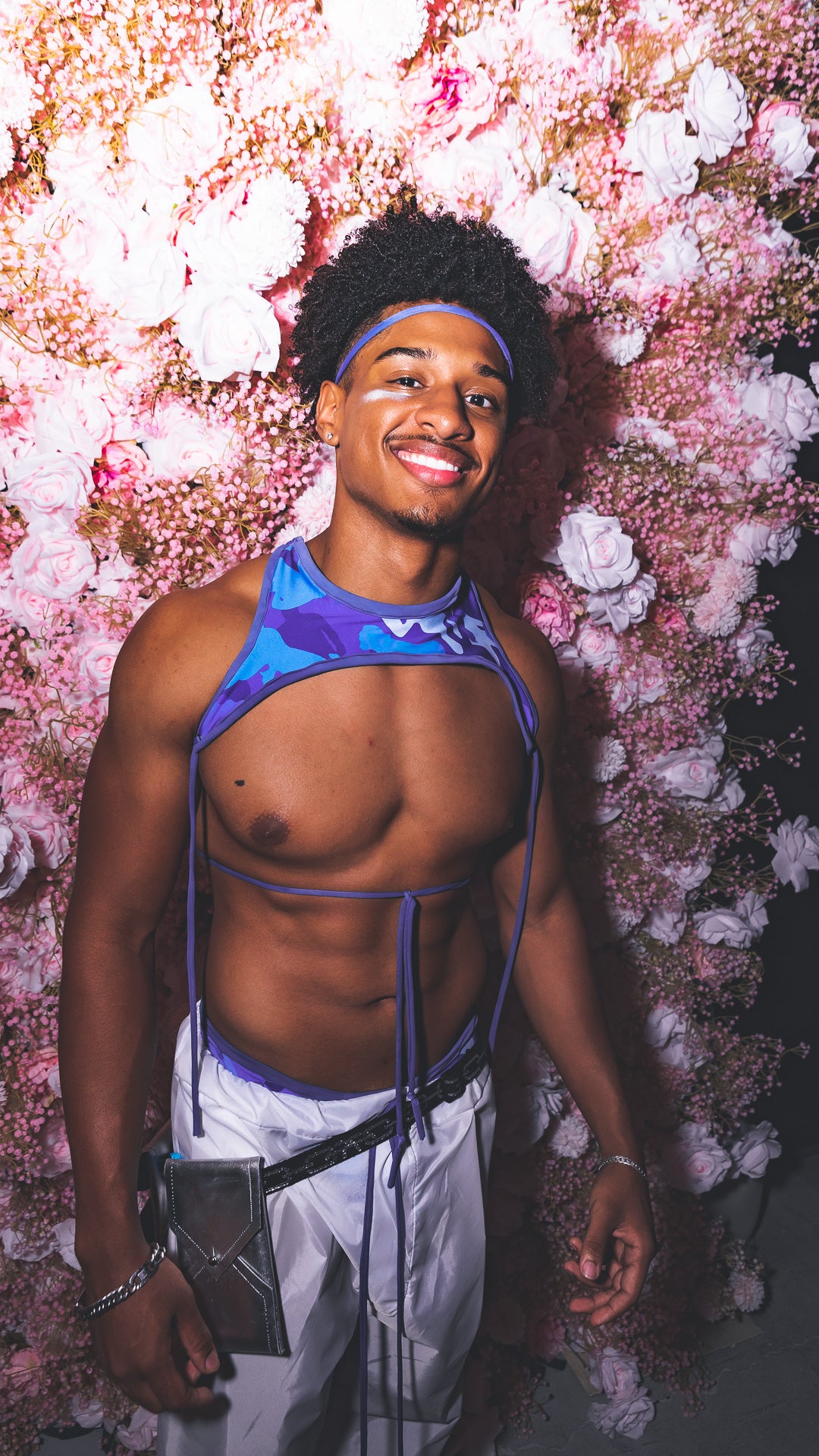 THE DENZEL CAMO HARNESS TOP